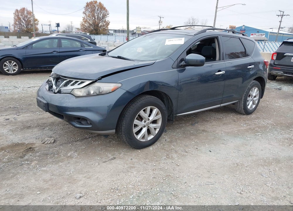 2011 NISSAN MURANO SL VIN: JN8AZ1MW2BW154518
