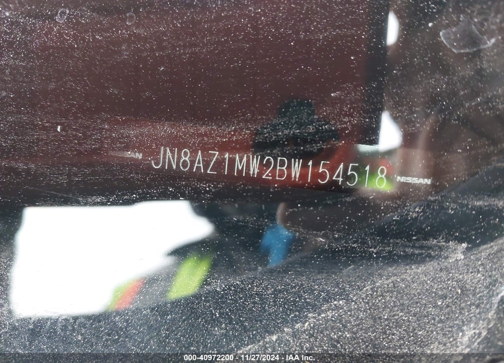 2011 NISSAN MURANO SL VIN: JN8AZ1MW2BW154518