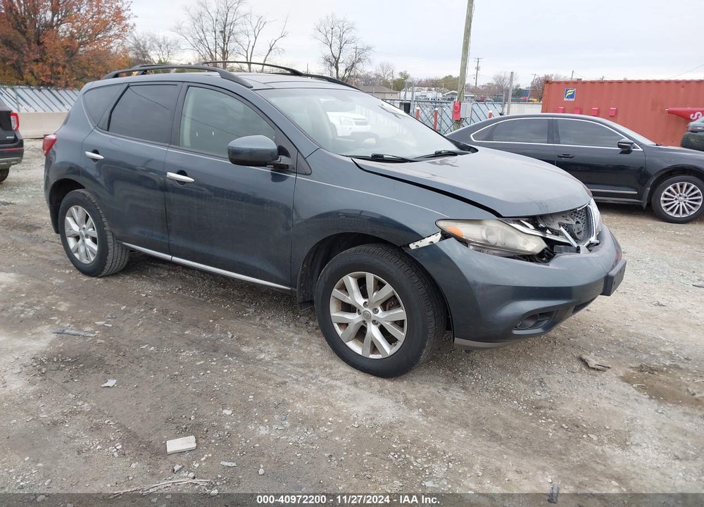 2011 NISSAN MURANO SL VIN: JN8AZ1MW2BW154518