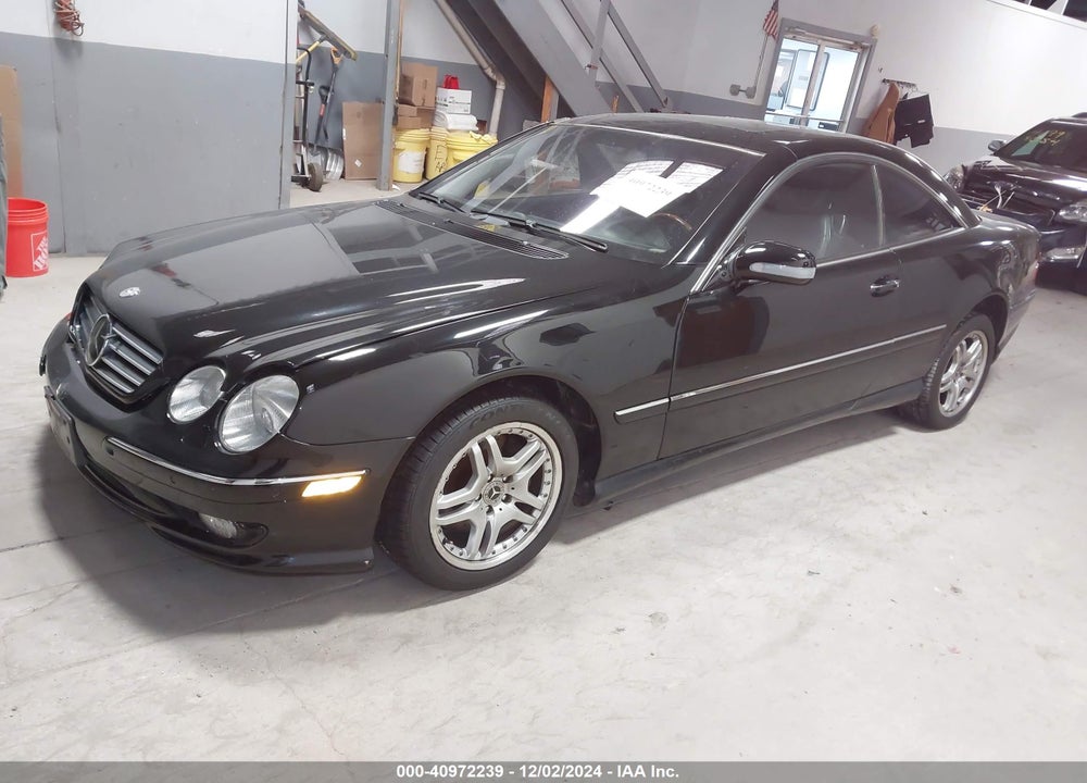 2001 MERCEDES-BENZ CL 500 VIN: WDBPJ75J21A013185