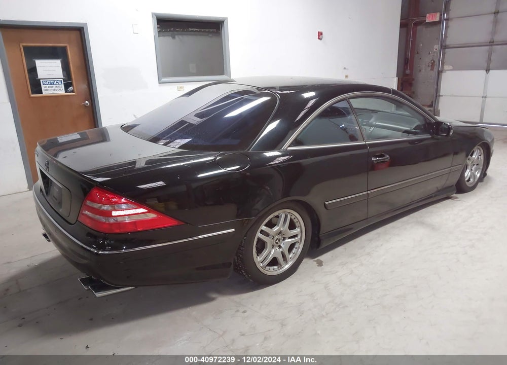 2001 MERCEDES-BENZ CL 500 VIN: WDBPJ75J21A013185
