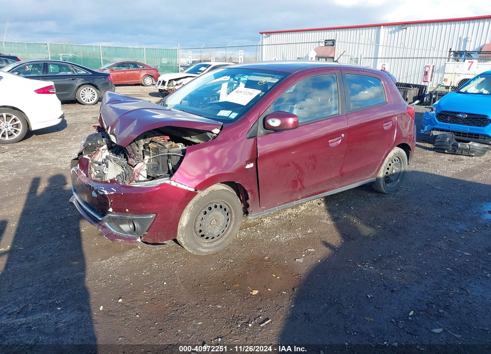 2019 MITSUBISHI MIRAGE ES/RF VIN: ML32A3HJ4KH002748