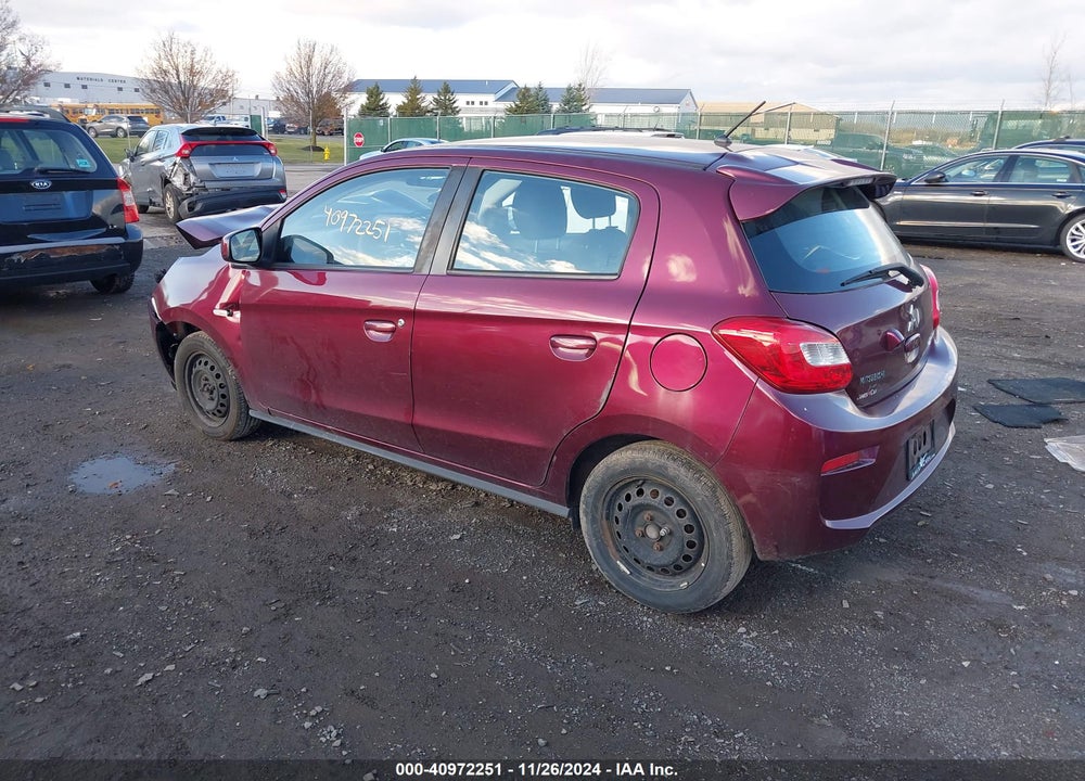 2019 MITSUBISHI MIRAGE ES/RF VIN: ML32A3HJ4KH002748