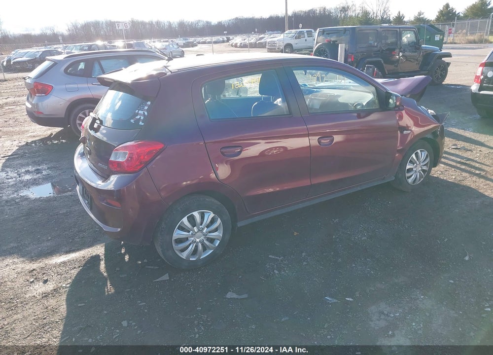 2019 MITSUBISHI MIRAGE ES/RF VIN: ML32A3HJ4KH002748