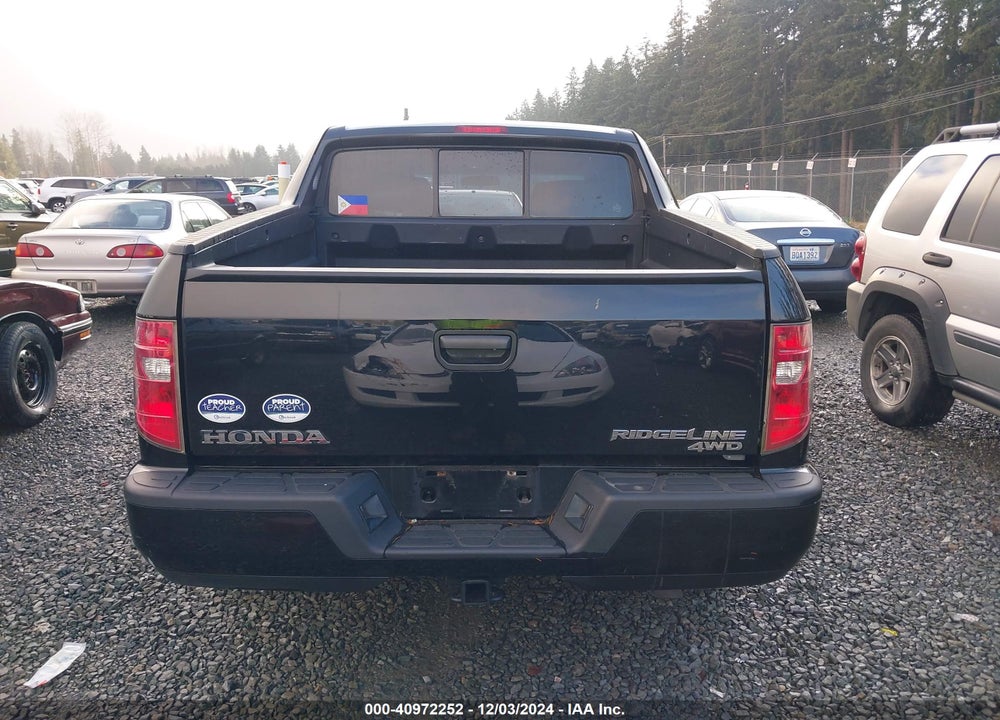 2009 HONDA RIDGELINE RT VIN: 5FPYK16239B102717