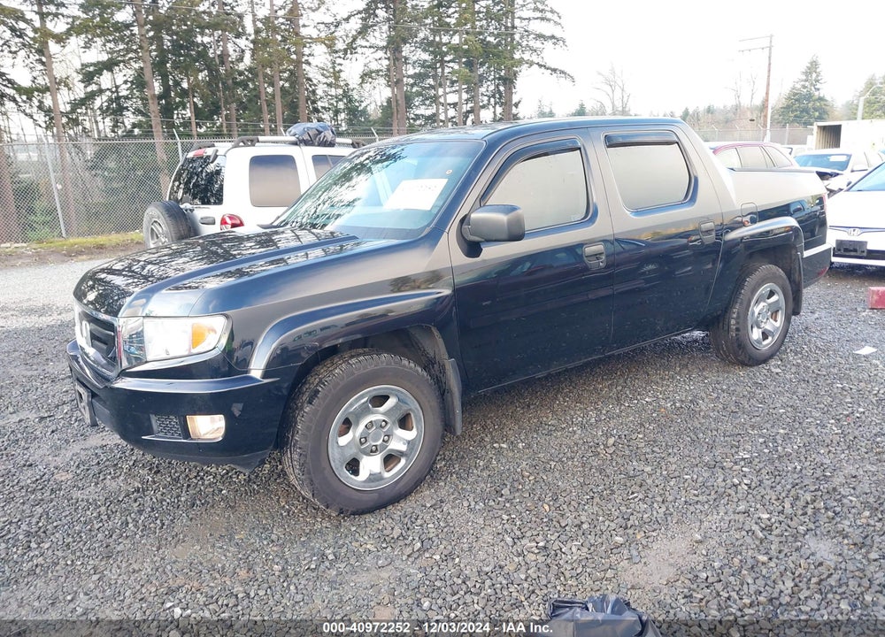 2009 HONDA RIDGELINE RT VIN: 5FPYK16239B102717