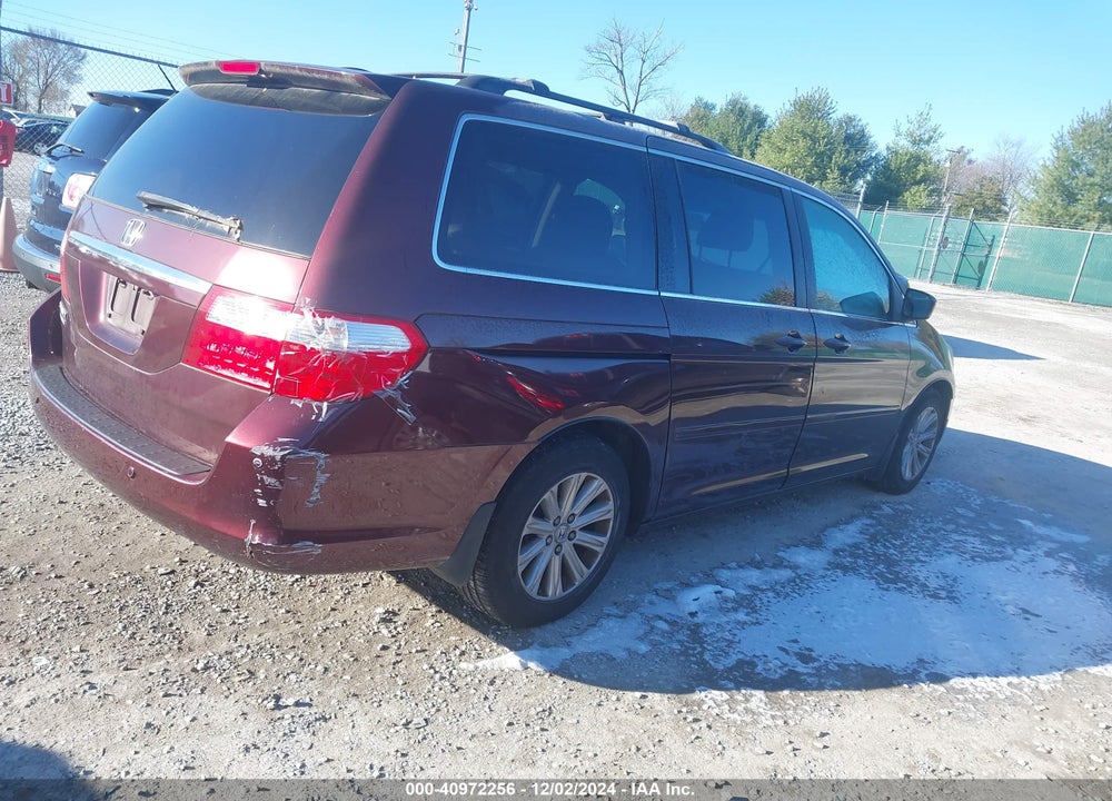 2007 HONDA ODYSSEY TOURING VIN: 5FNRL38887B121753