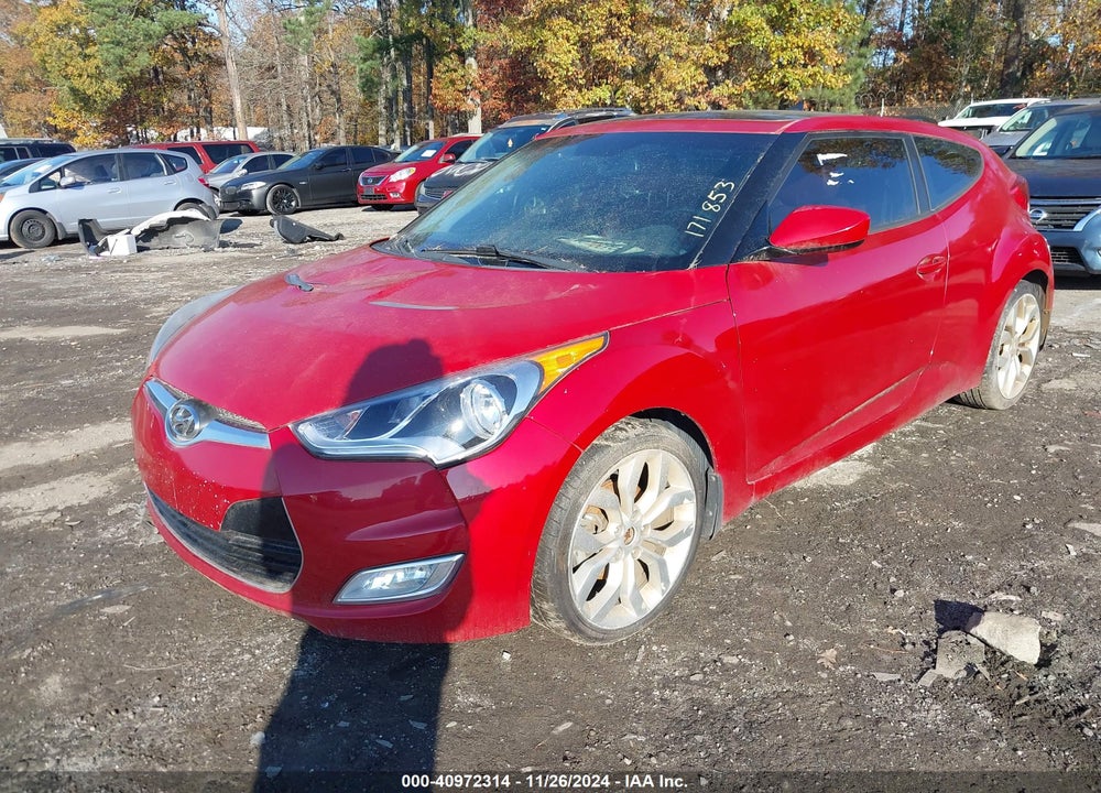 2013 HYUNDAI VELOSTER VIN: KMHTC6AD2DU171853