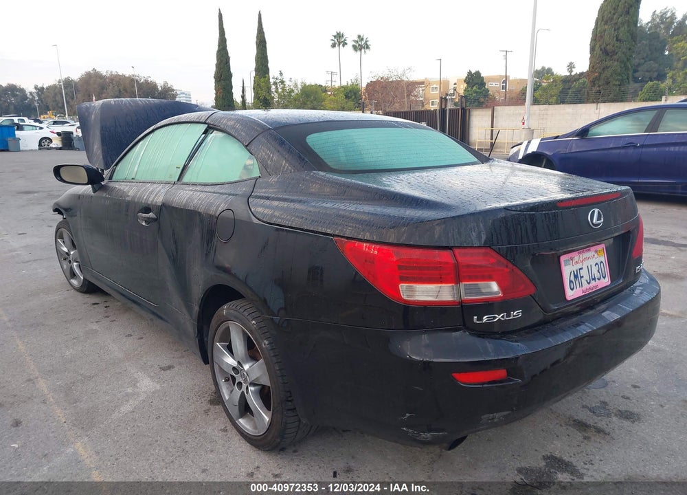 2010 LEXUS IS VIN: JTHFF2C23A2506721