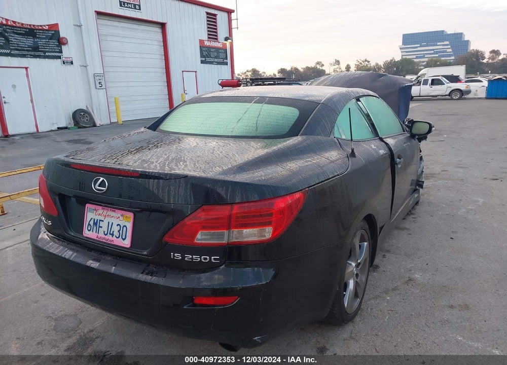 2010 LEXUS IS VIN: JTHFF2C23A2506721