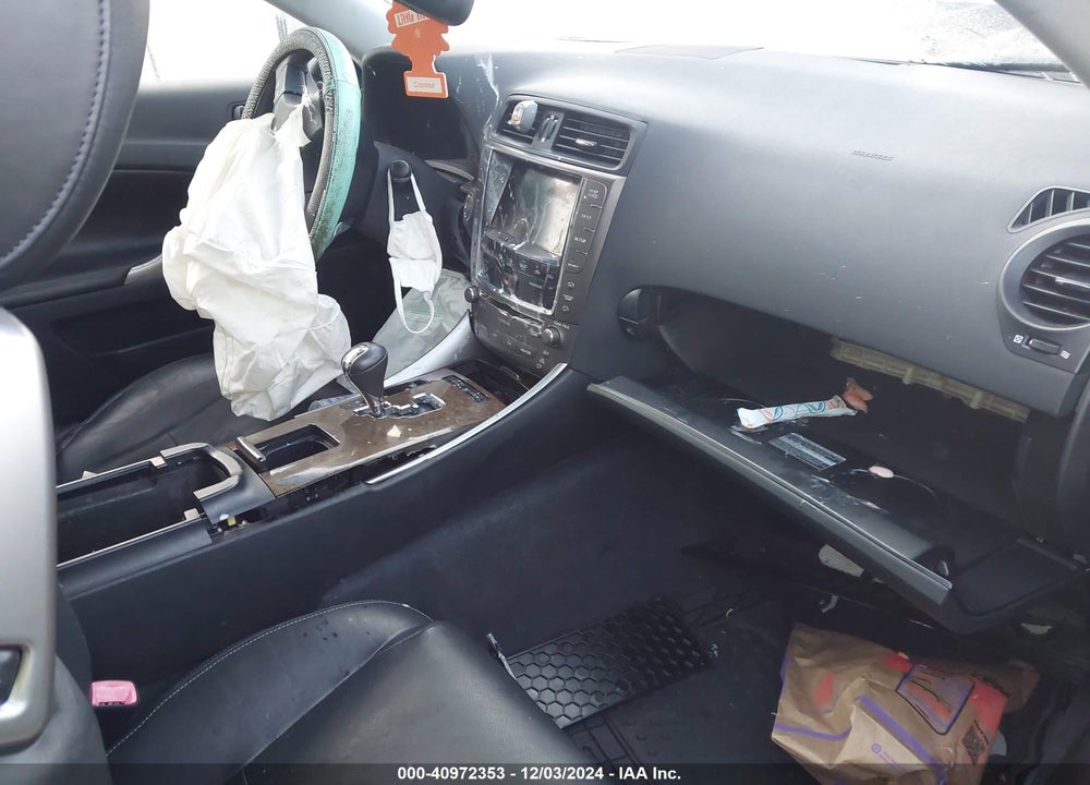 2010 LEXUS IS VIN: JTHFF2C23A2506721