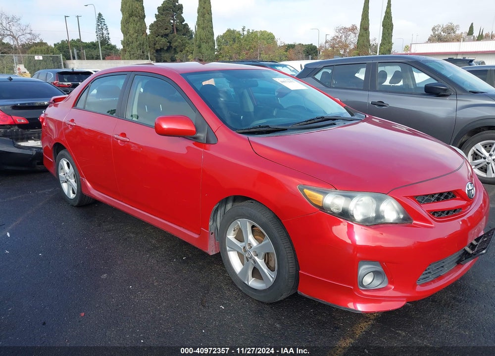 2011 TOYOTA COROLLA S VIN: 2T1BU4EE6BC610437