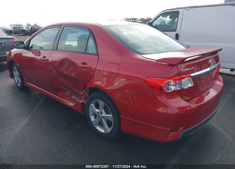 2011 TOYOTA COROLLA S VIN: 2T1BU4EE6BC610437