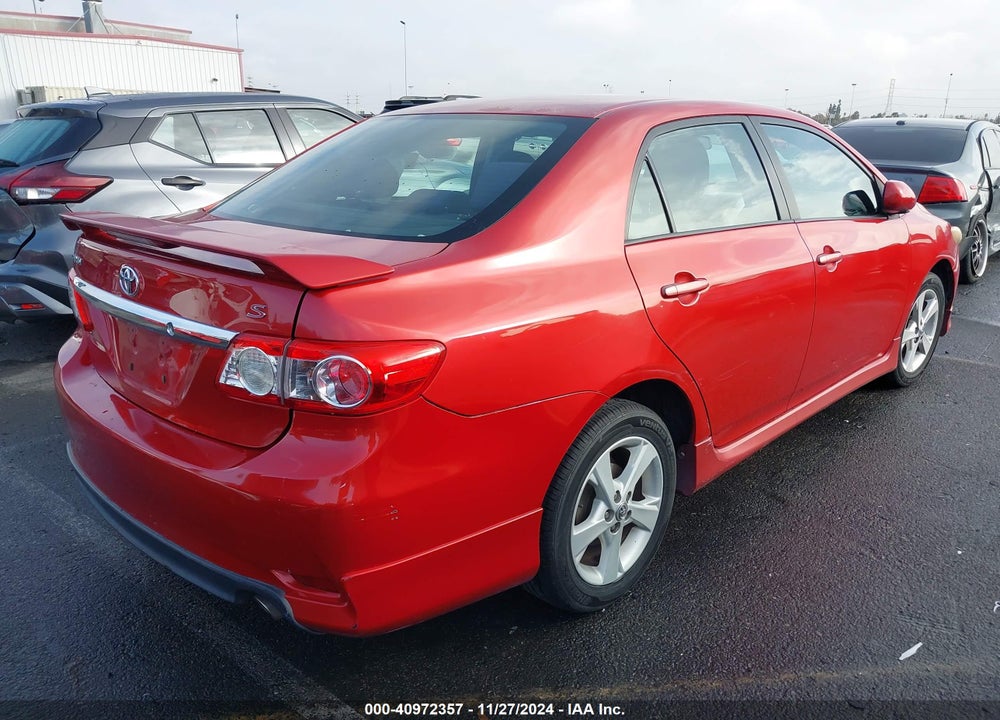 2011 TOYOTA COROLLA S VIN: 2T1BU4EE6BC610437