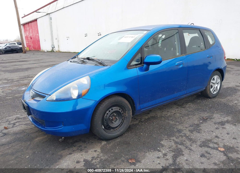 2008 HONDA FIT VIN: JHMGD38468S043784