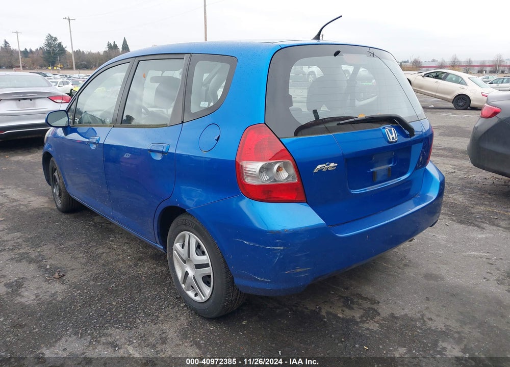 2008 HONDA FIT VIN: JHMGD38468S043784