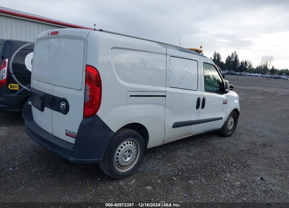 2019 RAM PROMASTER CITY TRADESMAN VIN: ZFBHRFAB4K6N70646