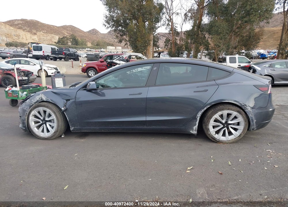 2022 TESLA MODEL 3 VIN: 5YJ3E1EB4NF134856