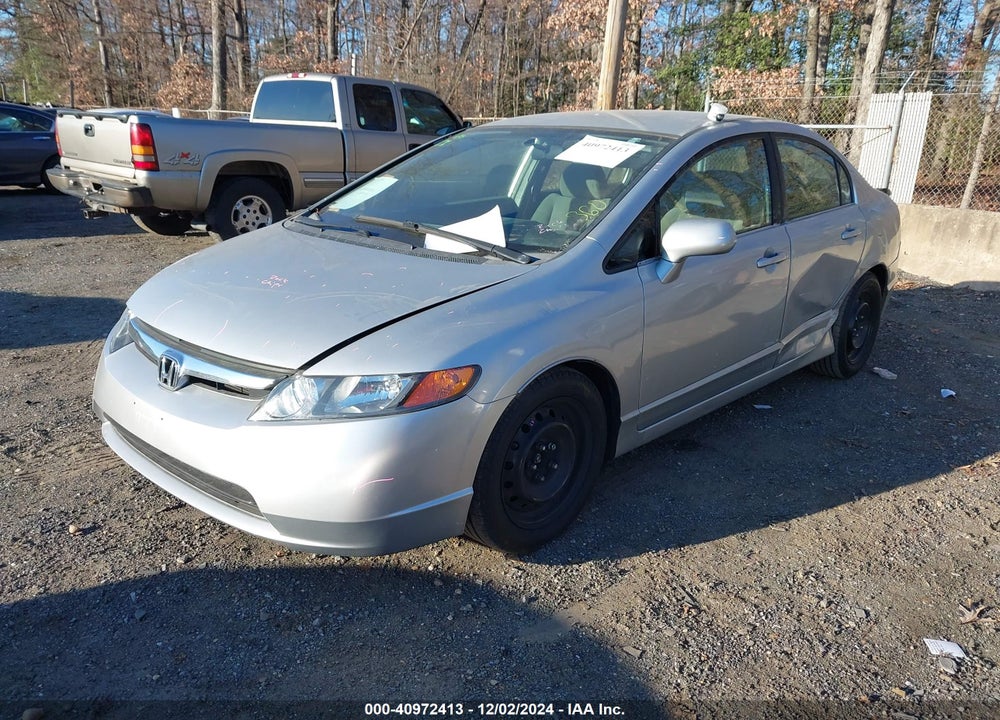 2008 HONDA CIVIC LX VIN: 1HGFA16588L008830