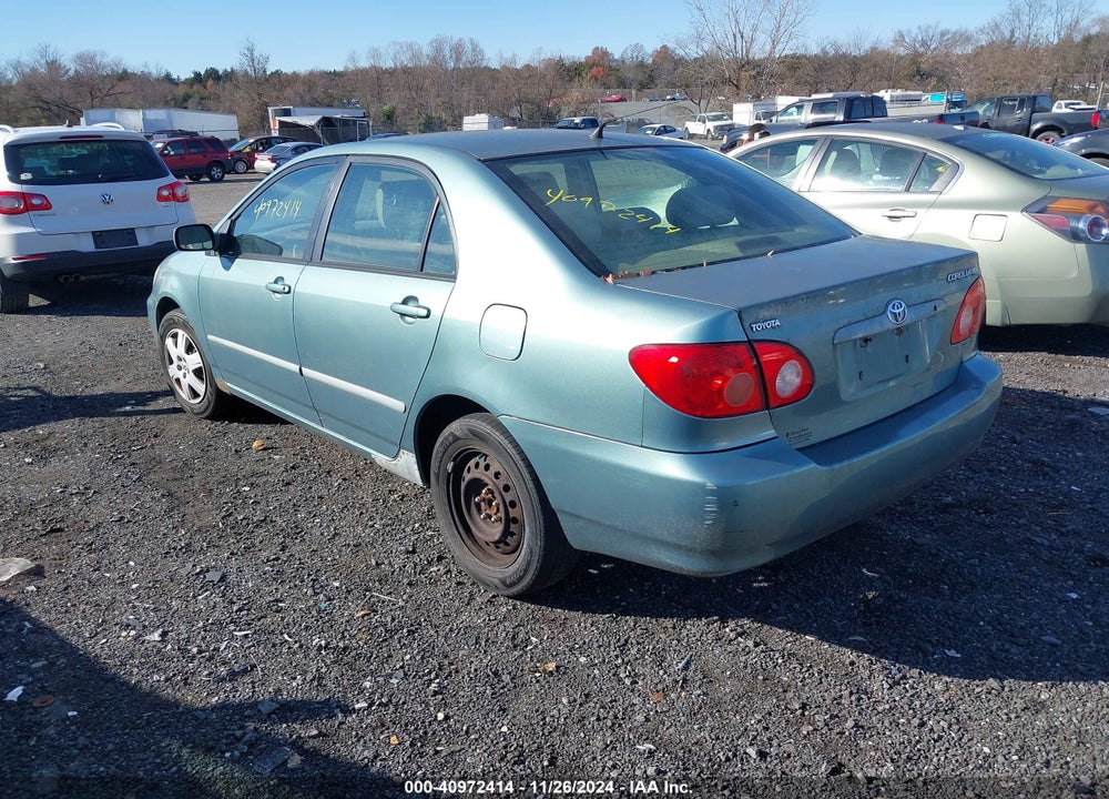 2005 TOYOTA COROLLA LE VIN: 2T1BR32E45C395323