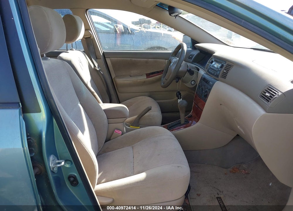 2005 TOYOTA COROLLA LE VIN: 2T1BR32E45C395323