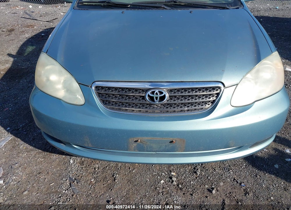 2005 TOYOTA COROLLA LE VIN: 2T1BR32E45C395323