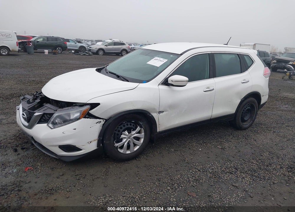 2015 NISSAN ROGUE S VIN: 5N1AT2MV3FC841567