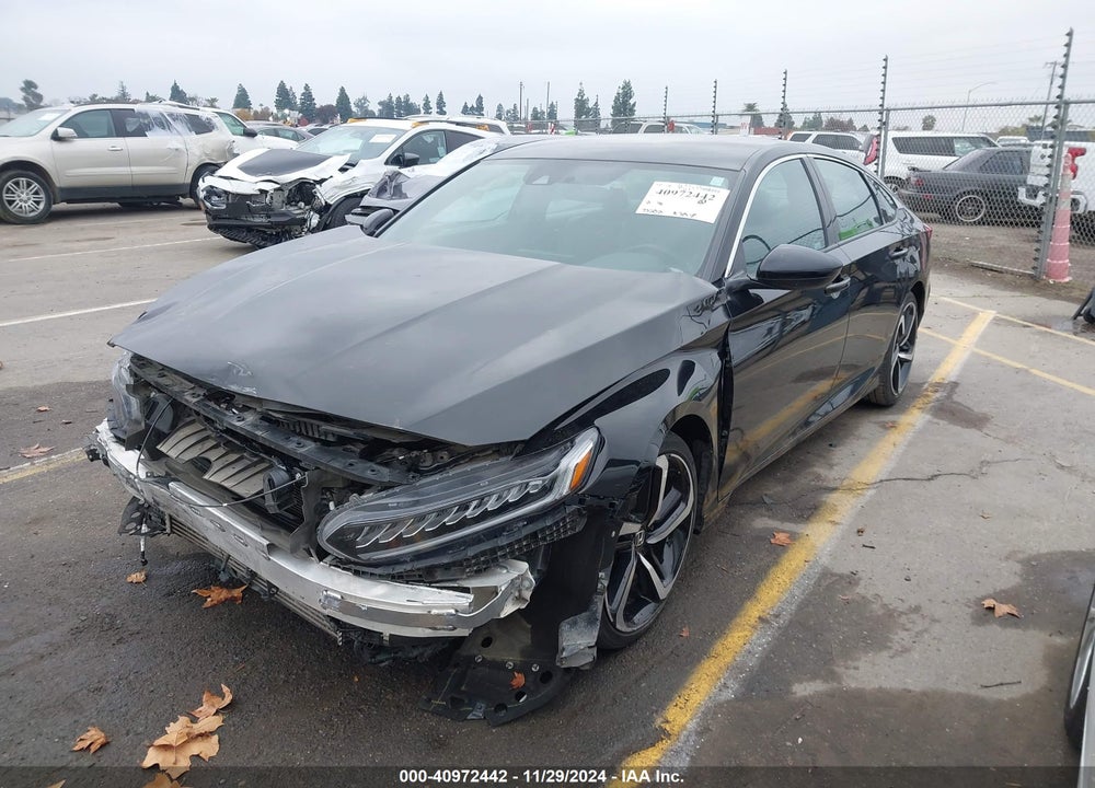 2022 HONDA ACCORD VIN: 1HGCV1F38NA064795