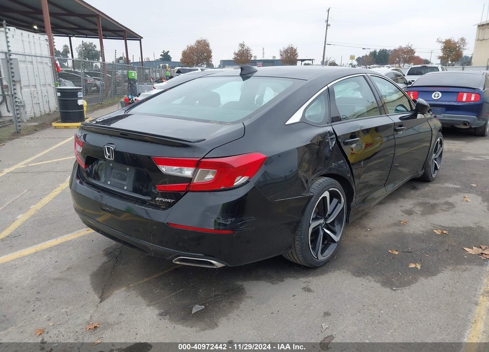 2022 HONDA ACCORD VIN: 1HGCV1F38NA064795