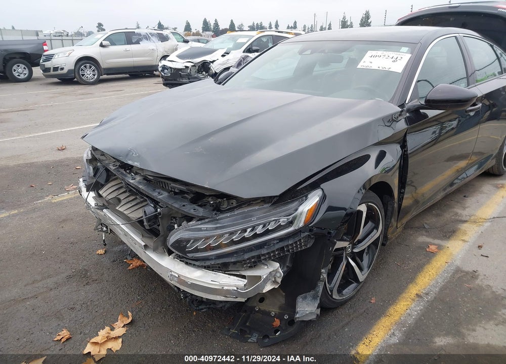 2022 HONDA ACCORD VIN: 1HGCV1F38NA064795