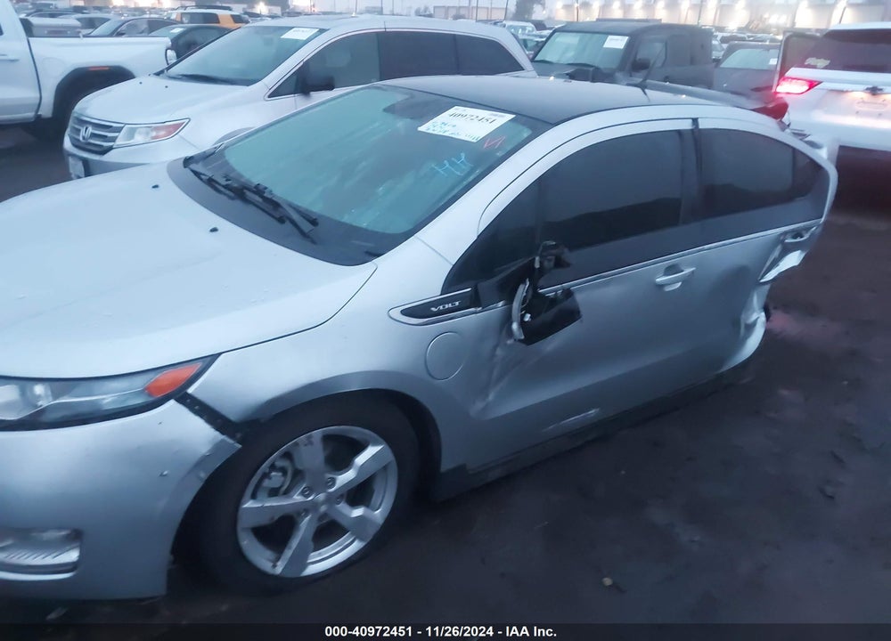 2012 CHEVROLET VOLT VIN: 1G1RH6E4XCU126967