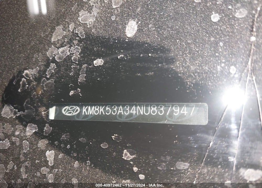 2022 HYUNDAI KONA LIMITED VIN: KM8K53A34NU837947