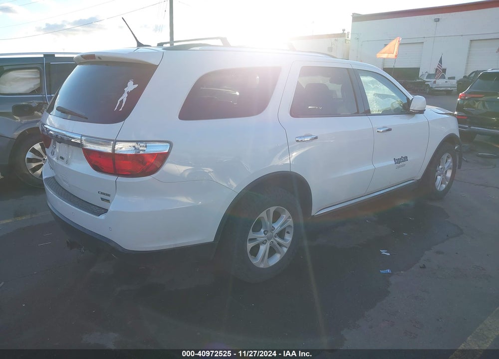 2013 DODGE DURANGO CREW VIN: 1C4RDJDGXDC675870