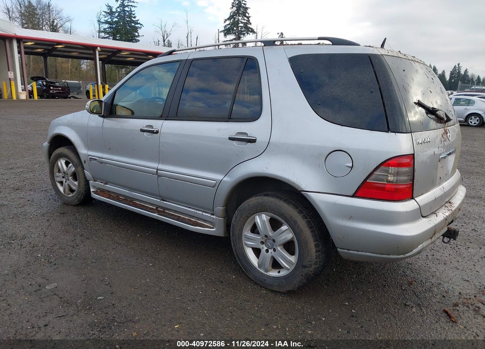 2005 MERCEDES-BENZ ML 500 4MATIC VIN: 4JGAB75E15A525755