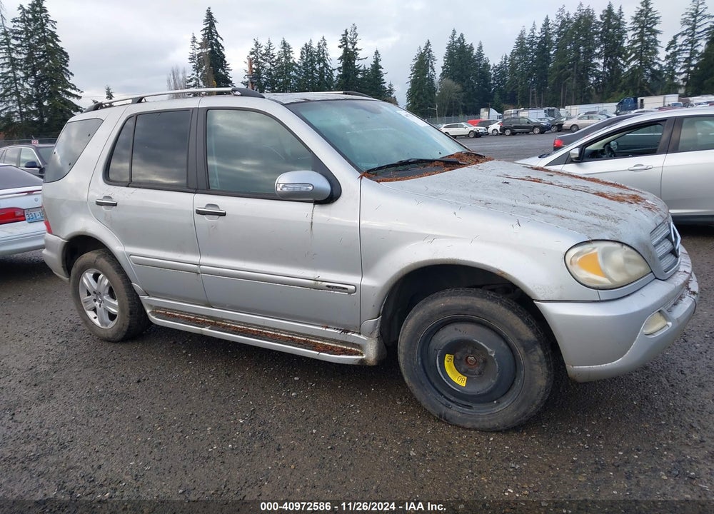 2005 MERCEDES-BENZ ML 500 4MATIC VIN: 4JGAB75E15A525755