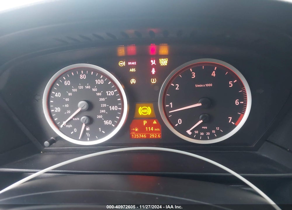 2005 BMW 545I VIN: WBANB335X5CN65691