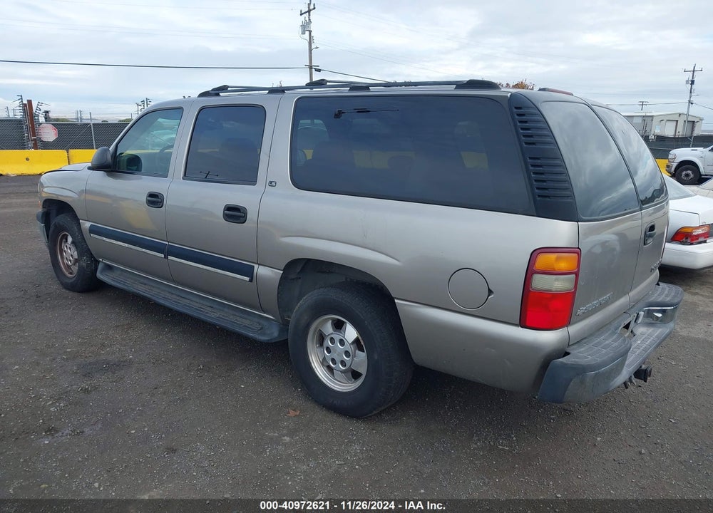 2001 CHEVROLET SUBURBAN 1500 LS VIN: 3GNEC16T81G147756