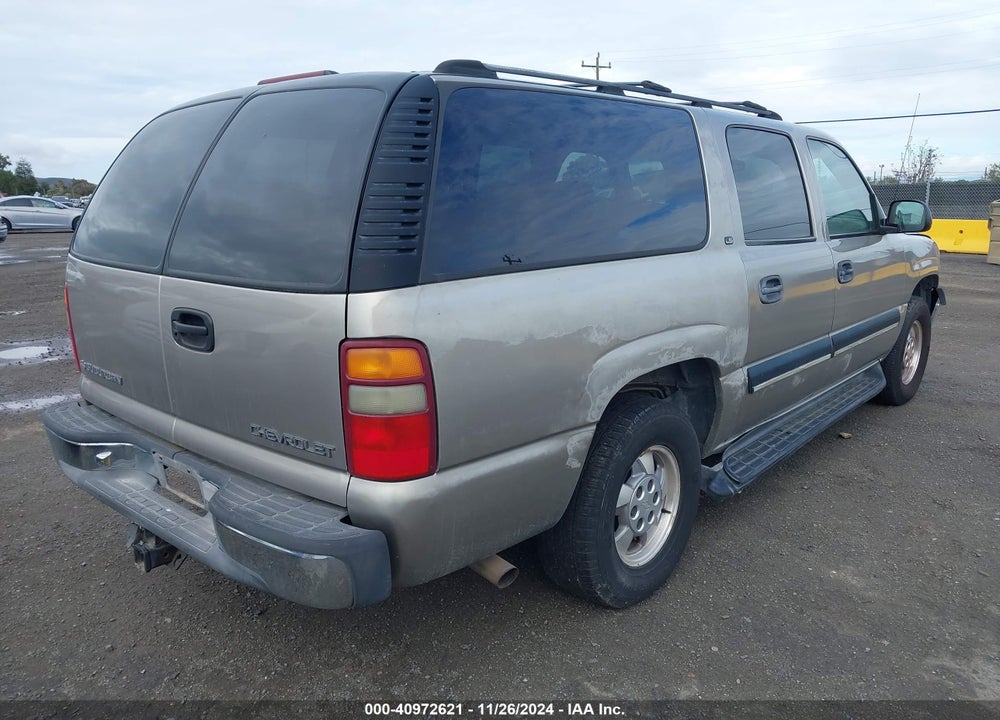 2001 CHEVROLET SUBURBAN 1500 LS VIN: 3GNEC16T81G147756