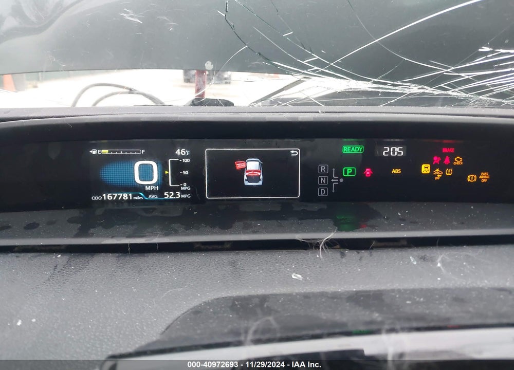 2019 TOYOTA PRIUS L ECO VIN: JTDKARFU6K3077963