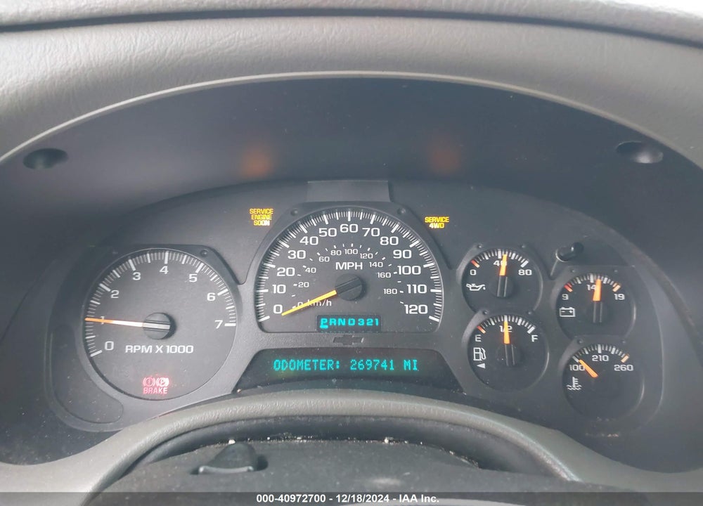 2004 CHEVROLET TRAILBLAZER LT VIN: 1GNDT13S942104239