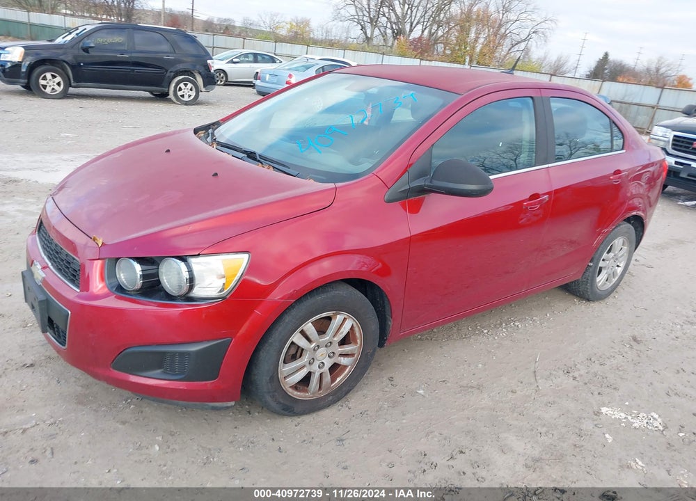 2012 CHEVROLET SONIC 2LT VIN: 1G1JC5SH2C4105723