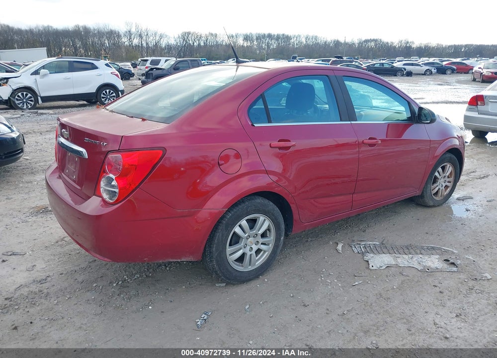 2012 CHEVROLET SONIC 2LT VIN: 1G1JC5SH2C4105723