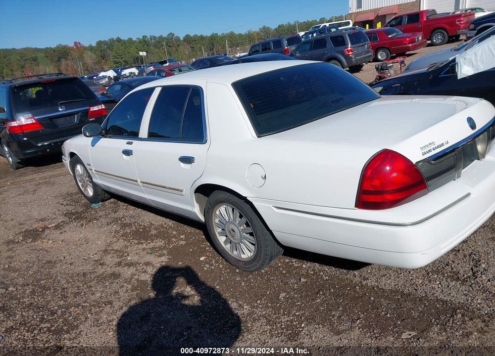 2009 MERCURY GRAND MARQUIS LS (FLEET ONLY) VIN: 2MEHM75V09X627833