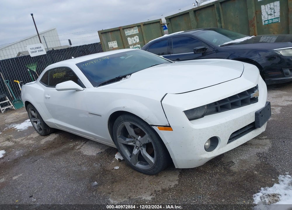 2012 CHEVROLET CAMARO 1LT VIN: 2G1FB1E31C9111768