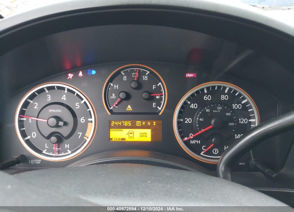 2012 NISSAN TITAN SV VIN: 1N6BA0EK1CN328869