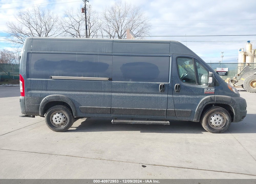 2019 RAM PROMASTER 2500 HIGH ROOF 159 WB VIN: 3C6TRVDG9KE520819