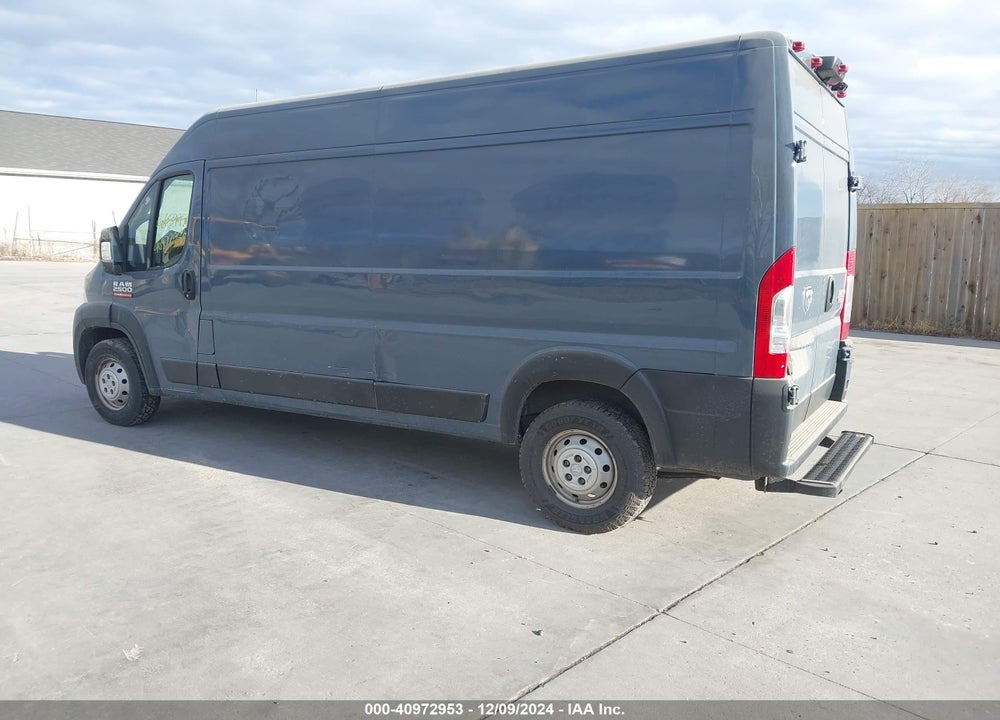 2019 RAM PROMASTER 2500 HIGH ROOF 159 WB VIN: 3C6TRVDG9KE520819