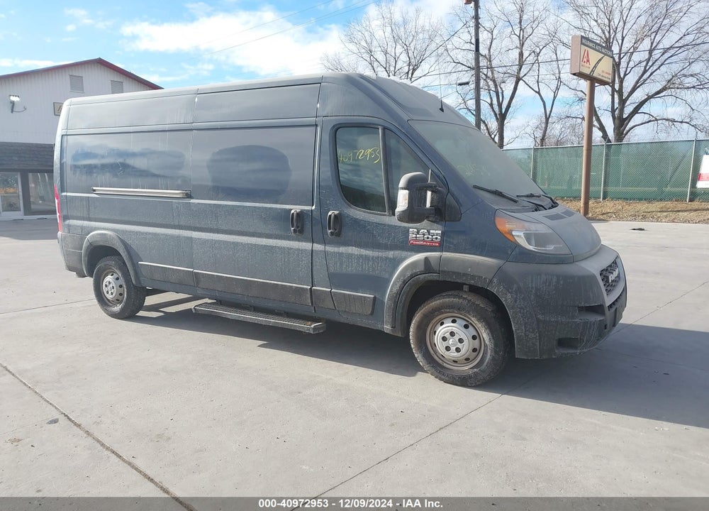 2019 RAM PROMASTER 2500 HIGH ROOF 159 WB VIN: 3C6TRVDG9KE520819