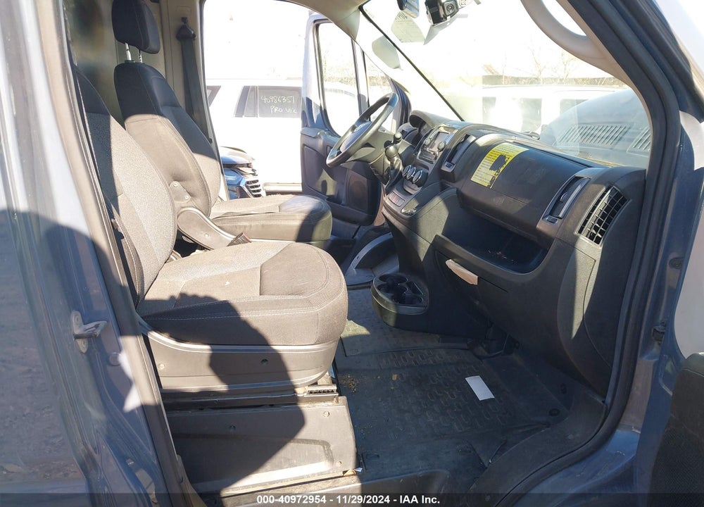 2019 RAM PROMASTER 2500 HIGH ROOF 159 WB VIN: 3C6TRVDG2KE513937