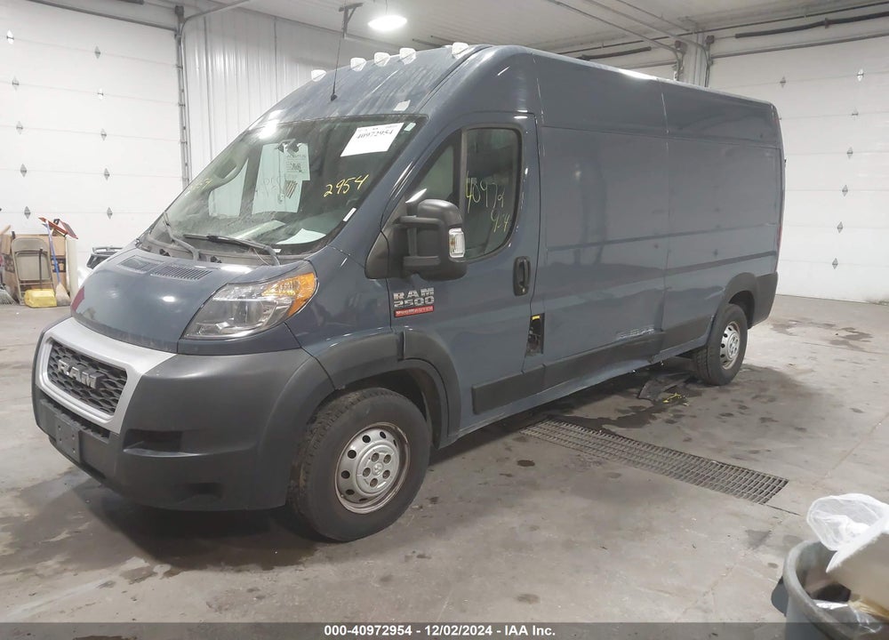 2019 RAM PROMASTER 2500 HIGH ROOF 159 WB VIN: 3C6TRVDG2KE513937